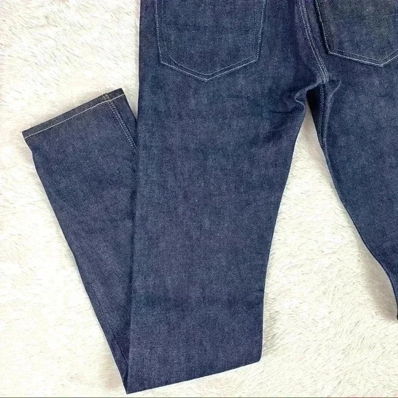 NWT Rag & Bone Fit 2 Raw Dark Wash Denim Slim Fit Full-Length Jeans Size 27/33 - Picture 12 of 14